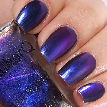 Chrome Nail Polish Holographic Blue 15ml