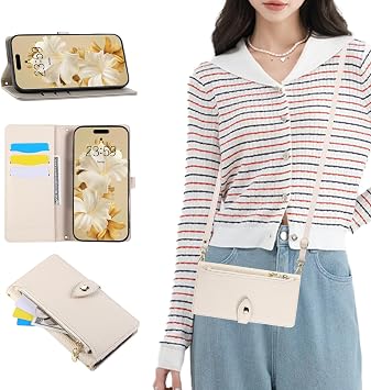 Fujitsu Arrows We 2 F-52E Case / Cover, Wallet Type, Shoulder Strap, Arrows We2 Wallet Case, Zipper Type, Coin Pocket, f52e Shockproof Protective Cover, Arrows We2 F-52E Cover, Wallet Type