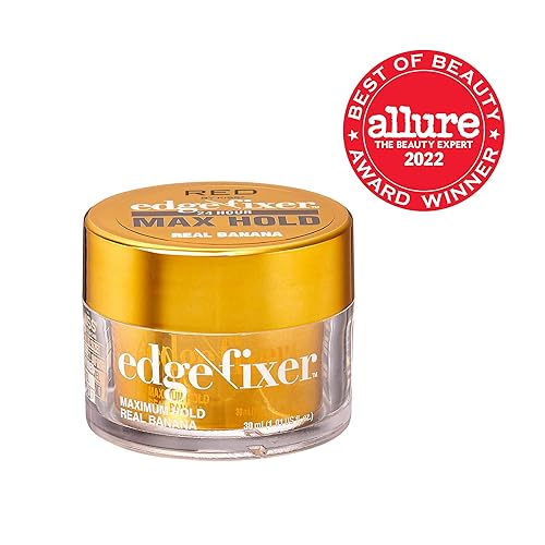 Miniatura 8 de Red by Kiss Edge Fixer - Cera de borde de sujeción máxima de 24 horas, sin descamación, gel para el cabello infundido con biotina B7, 1.01 onzas