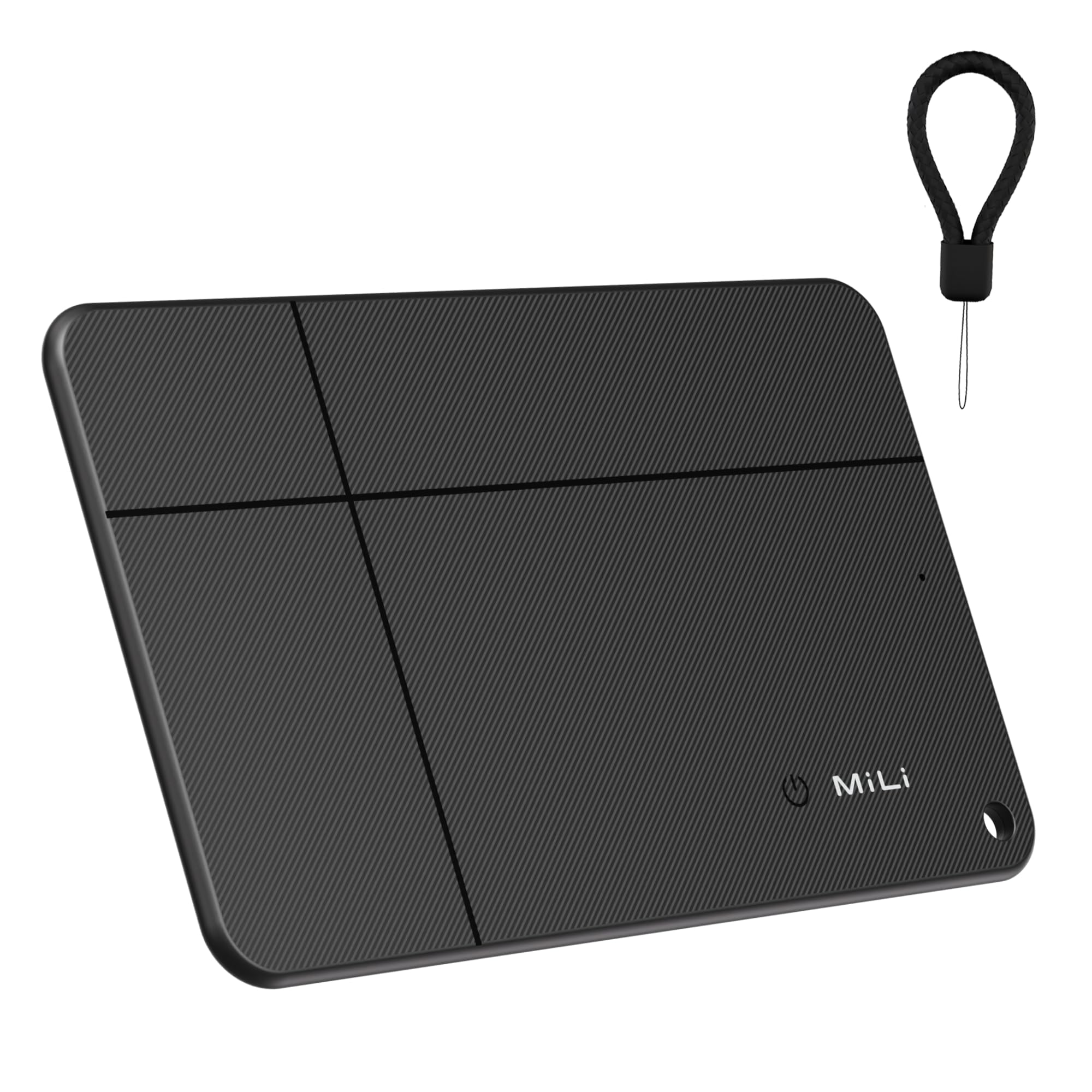 MiLi MiCard Wallet Tracker für Android & iOS, kabellos wiederaufladbare Smart Tracking Karte mit NFC-Visitenkarte, kompatibel mit Mein Gerät Finden & Wo ist?, für Geldbörse/Koffer/Taschen