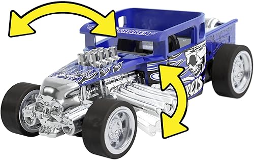 Miniatura 3 de Mattel HPT04 Hot Wheels Surtido Pull-Back Speeders Coche de juguete