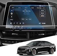 Vista 22 de Para vidrio templado brillante 2019 2020 2021 2022 2023 Cadillac XT4 y 2020 2021 2022 2023 2024 2025 2026 CT4 protector de pantalla táctil de 8