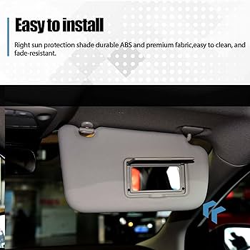 陽炎座 Amazon.com: KMBNTU Gray Passenger Side Sun Visor Compatible