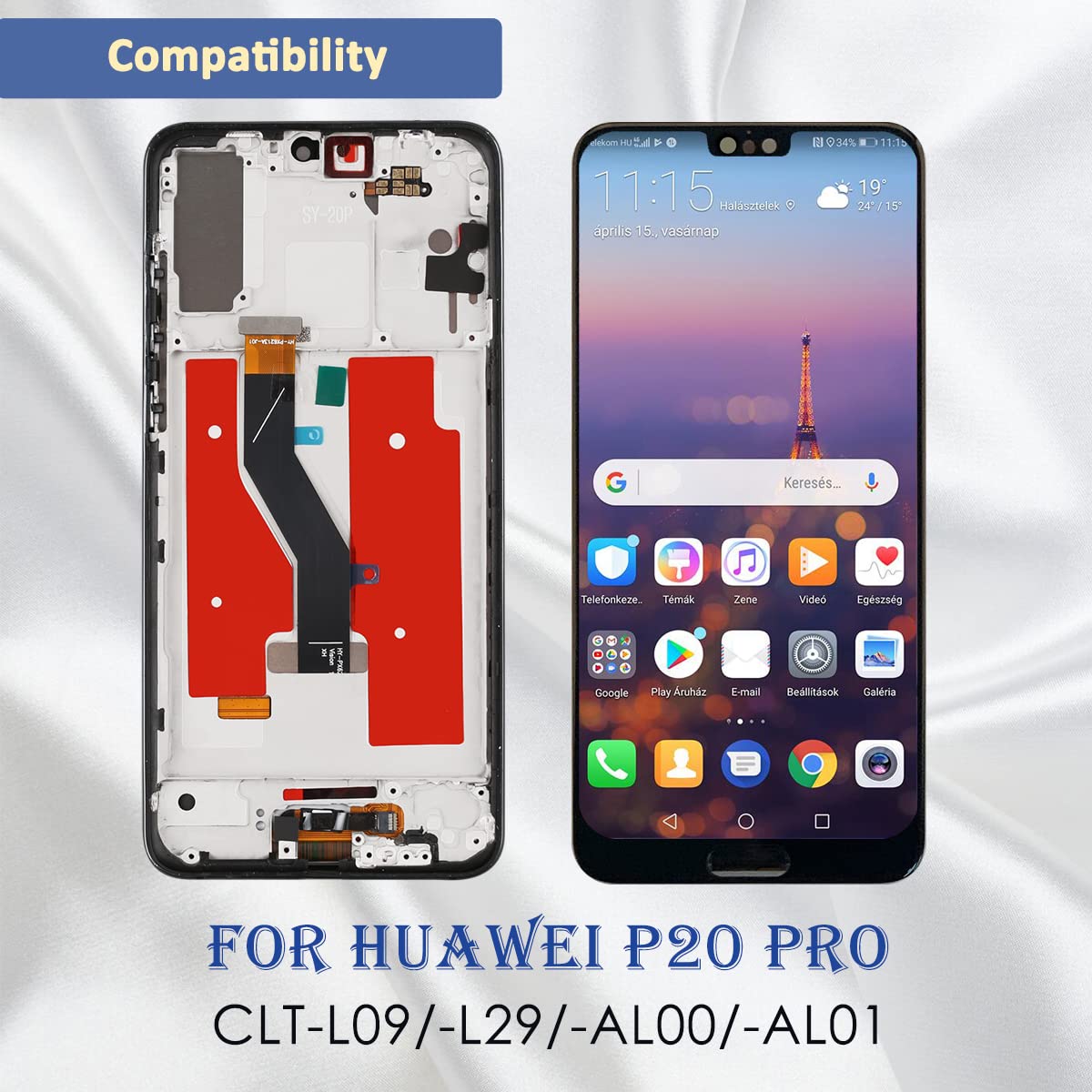 Pulsante Accensione E Volume Per Huawei P20 Pro - Ricambio Originale Compatibile - Foto 5