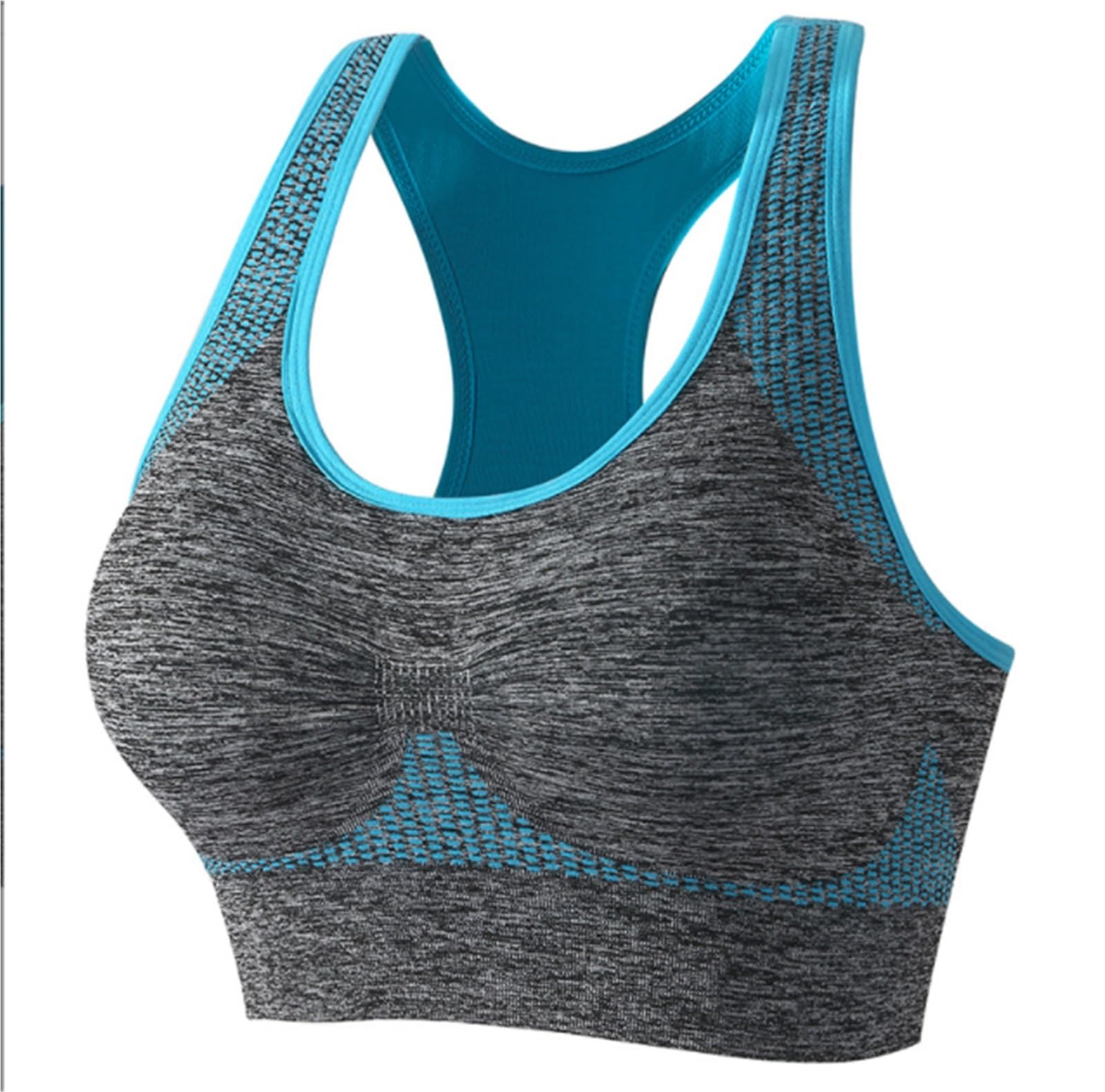Reggiseno Sportivo Elasticità Reggiseno Sportivo Imbottito da Donna, Traspirante Senza Cuciture con Schiena Scoperta for Yoga Fitness Top Palestra Donna