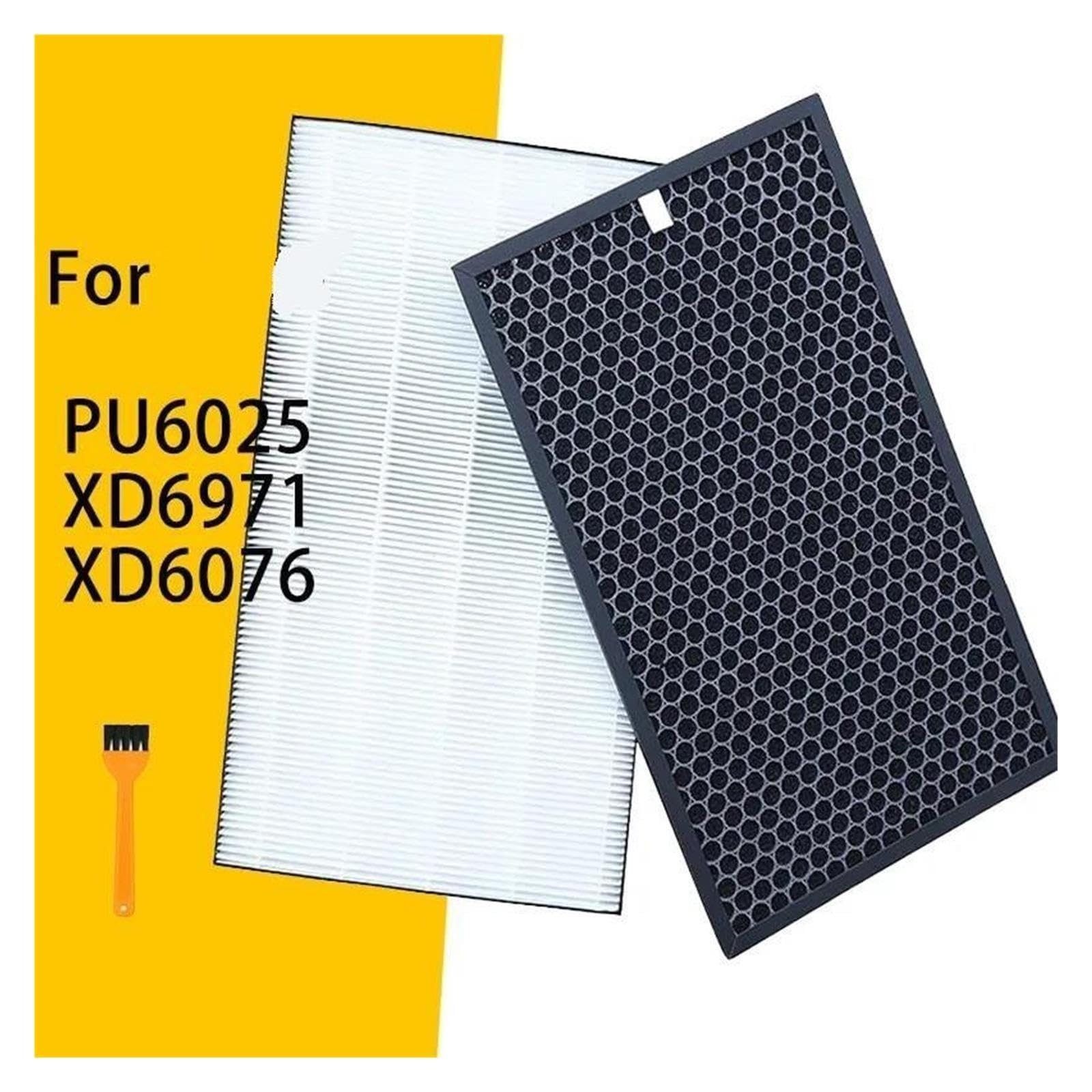Reemplazo De Filtro H13 Y Carbón Activado Compatible With Tefal PU6025 XD6971 XD6076 Purificador De Aire
