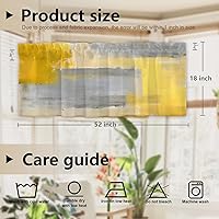 Vista 242 de Cenefas de cocina modernas con patrón de cobre marrón dorado para ventanas, cenefas opacas abstractas de marcas de arañazos y cortinas opacas