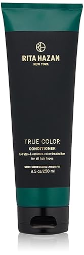 Rita Hazan True Color Acondicionador para cabello tratado con color hidrata sin pesar el cabello 80 oz Rita Hazan True Color Acondicionador para cabello tratado con color hidrata sin pesar el cabello 80 oz