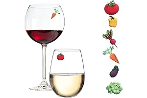 Stemless Wine Glass Charms: Gardening-Themed Drink Markers