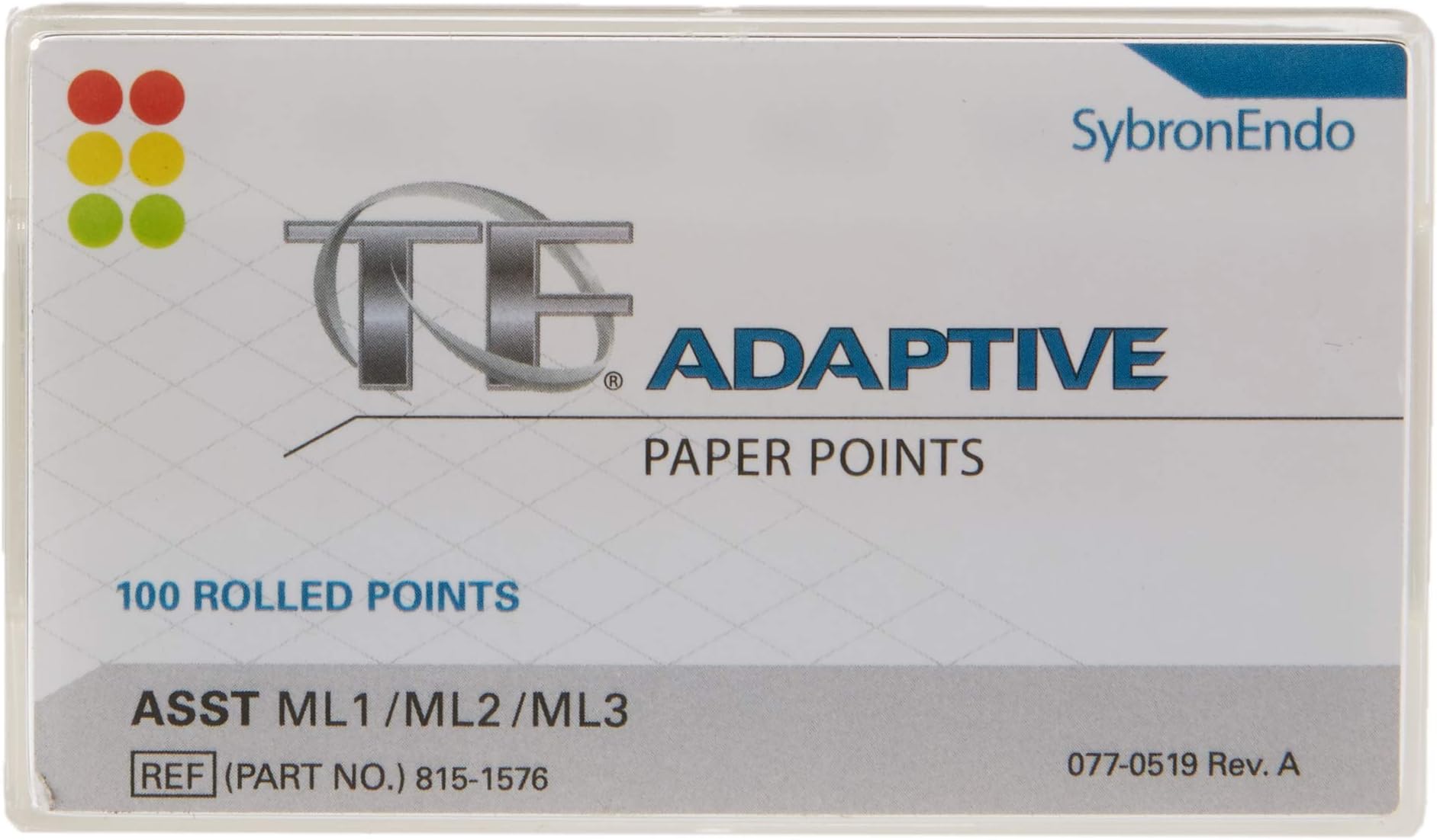 SybronEndo 815-1576 TF Adaptive Paper Point, Medium (Pack of 50)