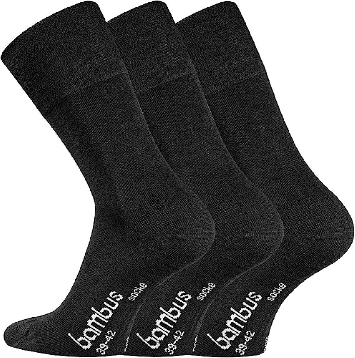 TippTexx 24 6 Paar unisex Bambus Socken, Geruchs-Killer mit Anti-Loch-Garantie