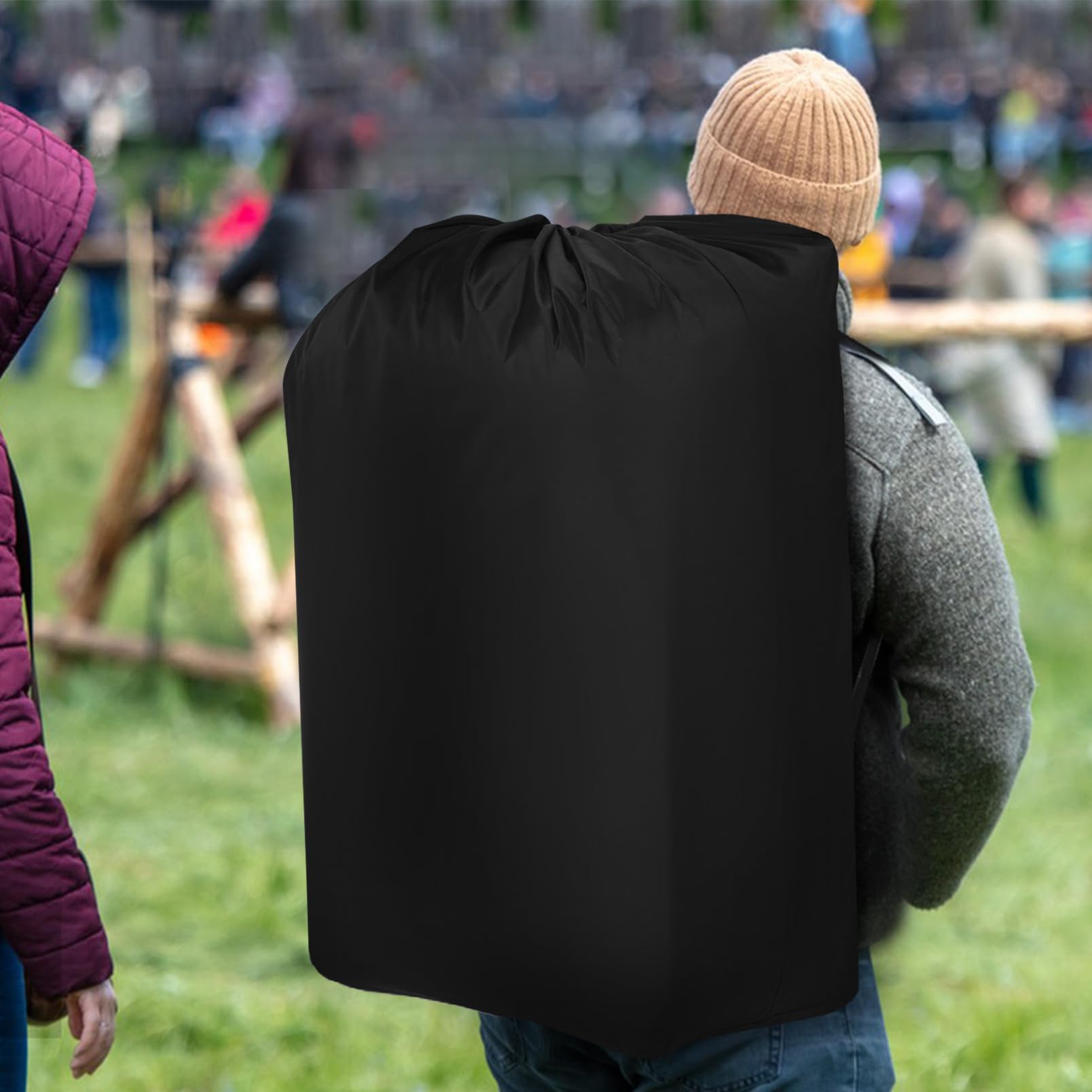 Abaodam Borsa da Viaggio per Carrozzina in Nylon Cinghie Regolabili e Chiusura Cordino Adatta al Trasporto Aereo Gate Check