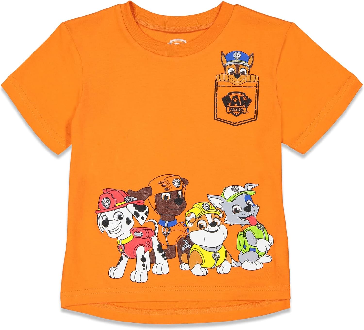 Nickelodeon Paw Patrol T-Shirt and French Terry Shorts Outfit Set Infant to Big Kid Sizes (12 Months - 10-12) - Image 3