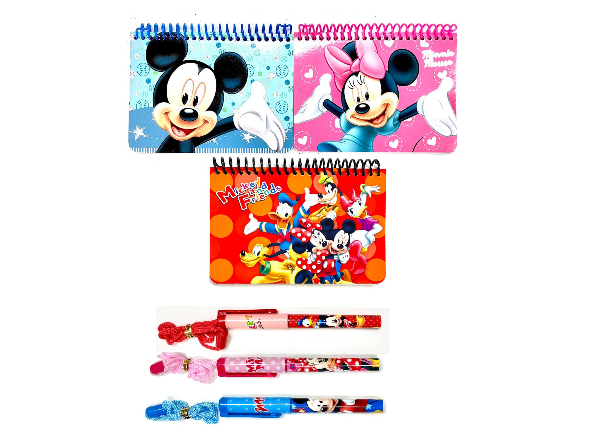 IBay DISNEY MICKEY MOUSE SPIRAL AUTOGRAPH BOOKS - 3 BOOKS 3 PENS