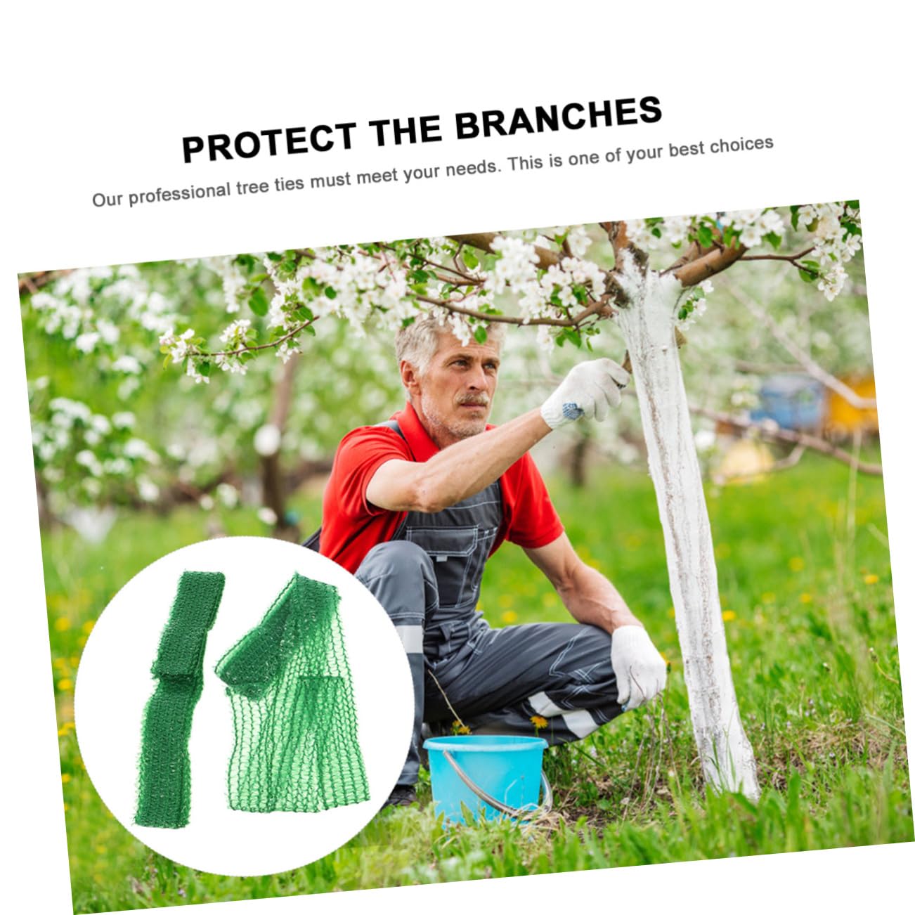 jojofuny 45pezzi Legatura per Alberi Materiale di Sostegno per Giardinaggio Cinghie per Legare e Sostenere Piante di Morbide e Flessibili per Proteggere Gli Alberi