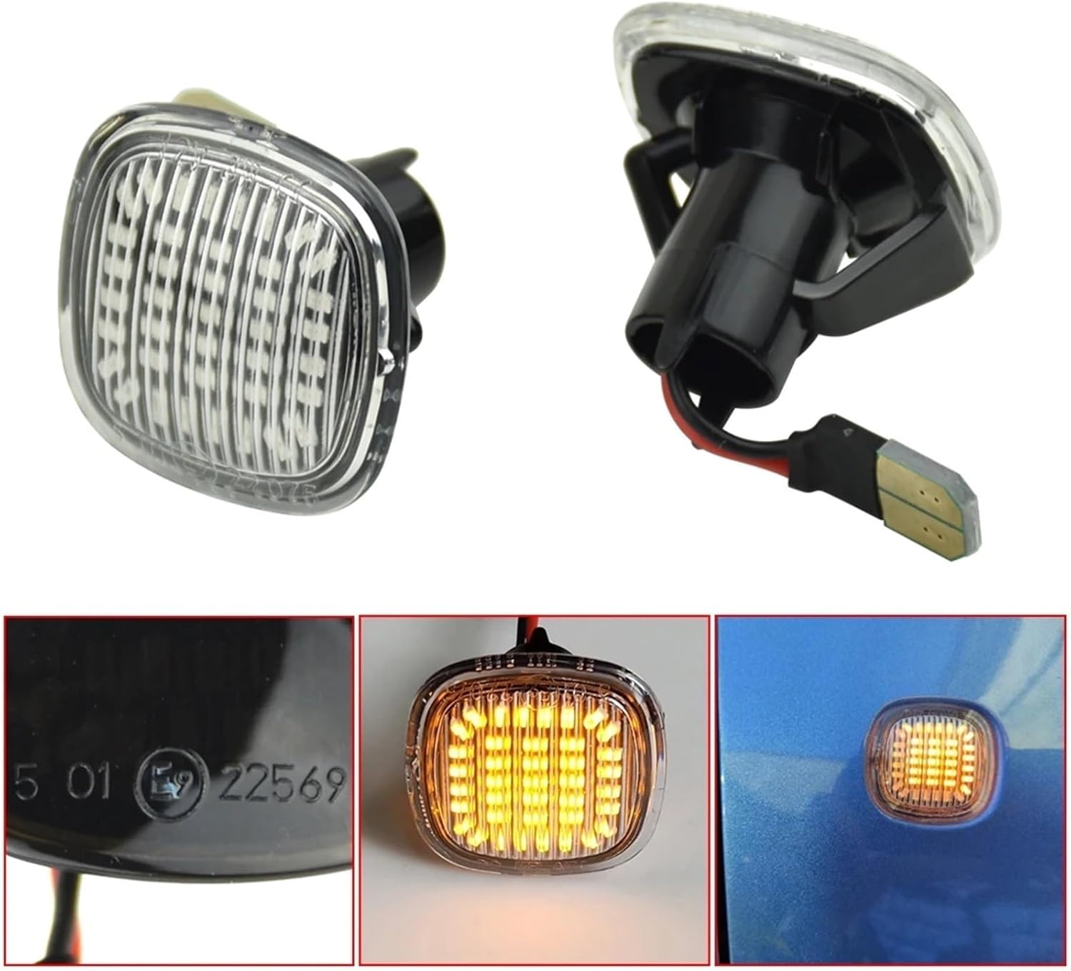 ターン ライト ダイナミック Compatible With Skoda For Fabia 1999