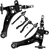 Vista 111 de Detroit Axle - Kit de brazos de control delantero RWD para Mercedes-Benz E320 E420 E430 E55 AMG, 2 brazos de control inferiores, 2 brazos de control