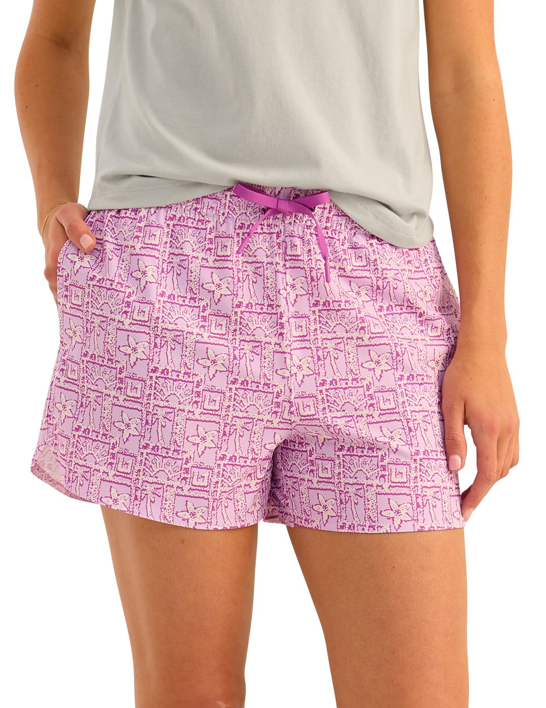 HUK - Womens Pursuit Printed Volley Short, Quick-Dry Fishing Shorts for Women