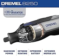 Vista 4 de Dremel 8250-5 Herramienta rotativa inalámbrica de velocidad variable de iones de litio de 12V con motor sin escobillas - 5 accesorios