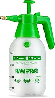 Garden Sprayer, ¼ Gallon Pump Sprayer, 1L Weed Sprayer, 34 Oz Water Sprayer | Pump Spray Bottle For Lawn Sprayer, Plant Mi...