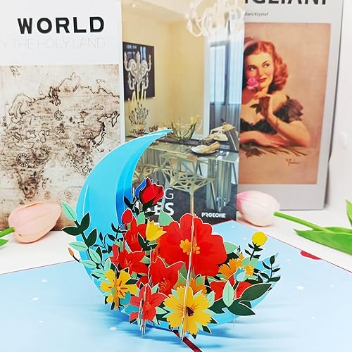 Miniatura 2 de Divertida tarjeta de cumpleaños desplegable para hombres, mujeres y niños, tarjetas de regalo de cumpleaños, tarjetas de agradecimiento, tarjetas de