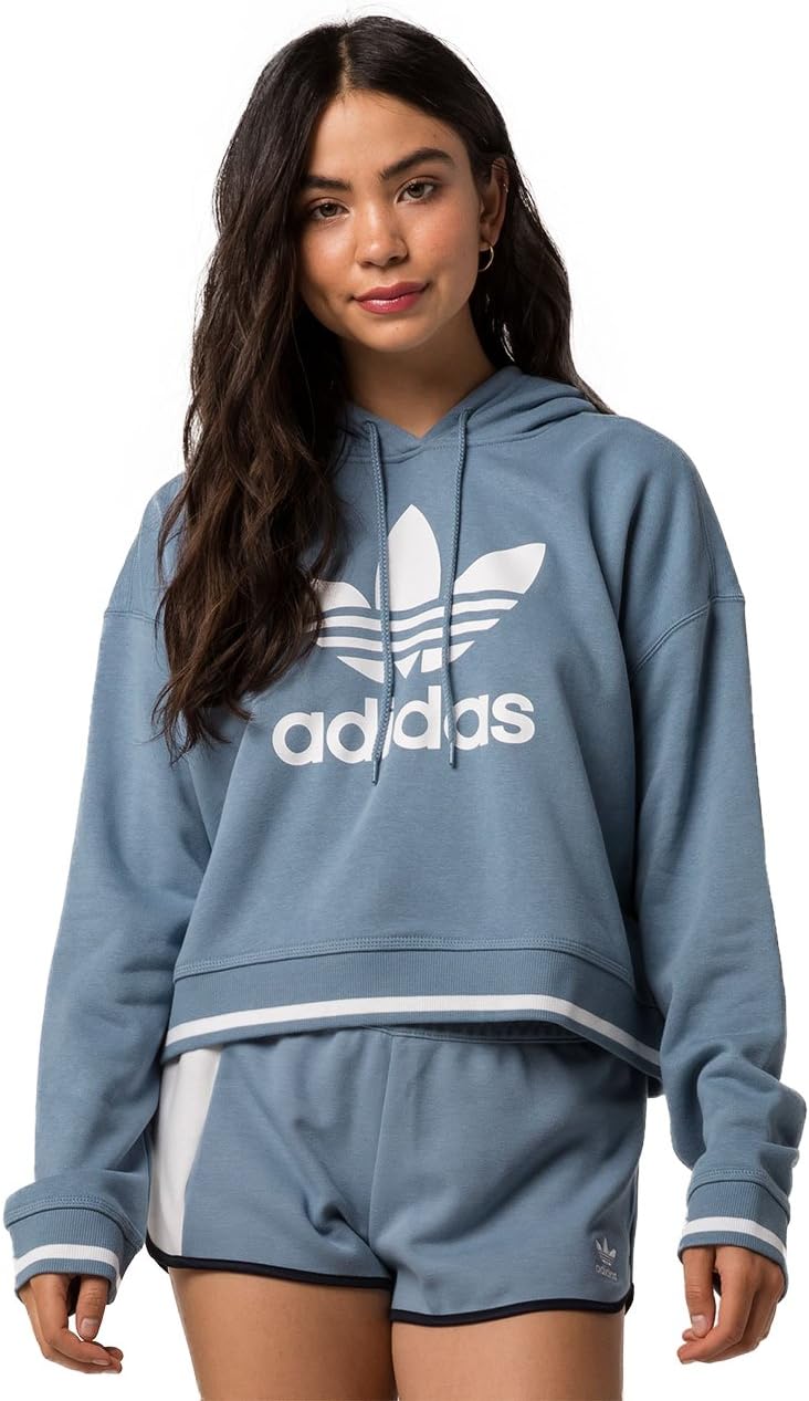 adidas Originals Women's Active Icons Cropped Hoodie