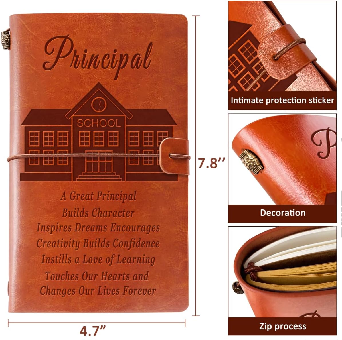 Principal Gifts, Principal Gifts for Women, Principal Appreciation Gifts for Women, Principal Journal Notebook, Principal Gifts for Men, Gift for Principal Day, Teacher Appreciation Day, Retirement - Image 2