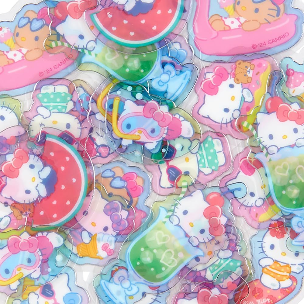 Sanrio 189723 Summer Seal Hello Kitty Kitty Hello Kitty 4.8 x 3.9 x 2.0 inches (12.2 x 9 x 5 cm), Character
