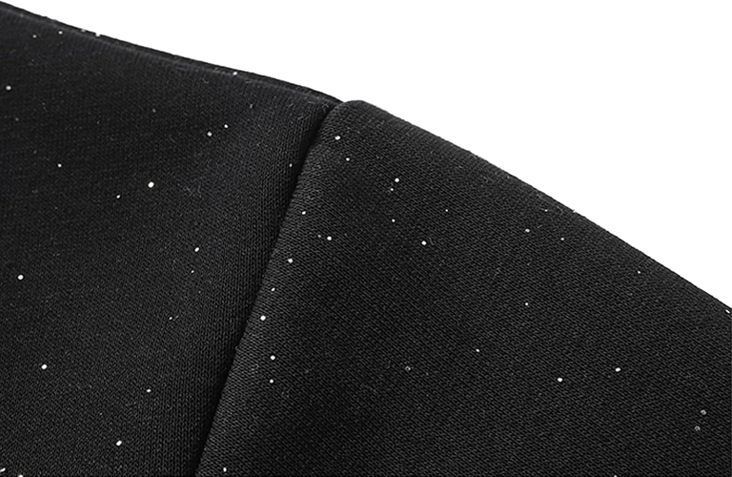 GURUNVANI Glitter Hooded Sweatshirt Unisex Sparkle Pullover Hoodies Mens Club Party Wear - Image 7