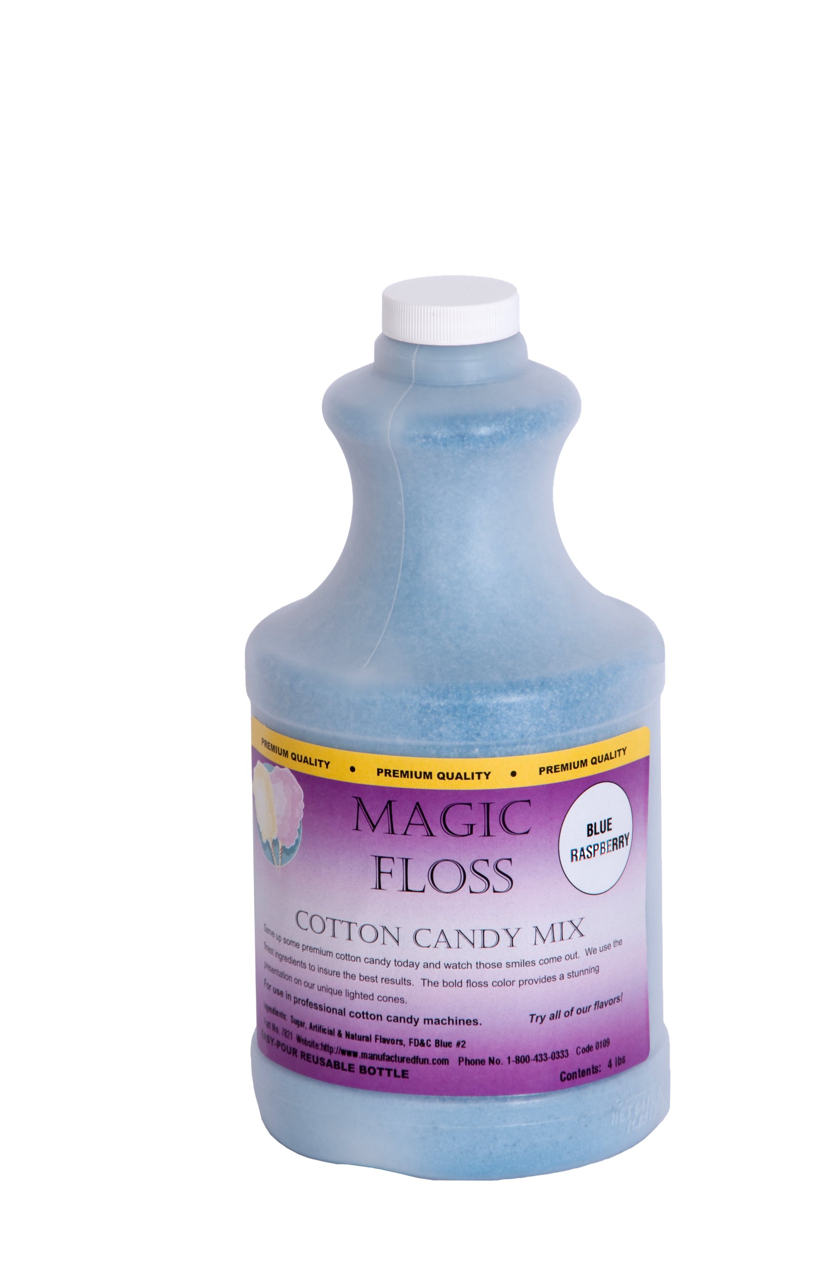 Magic Cotton Candy Floss 4-Pound Easy Pour Bottle