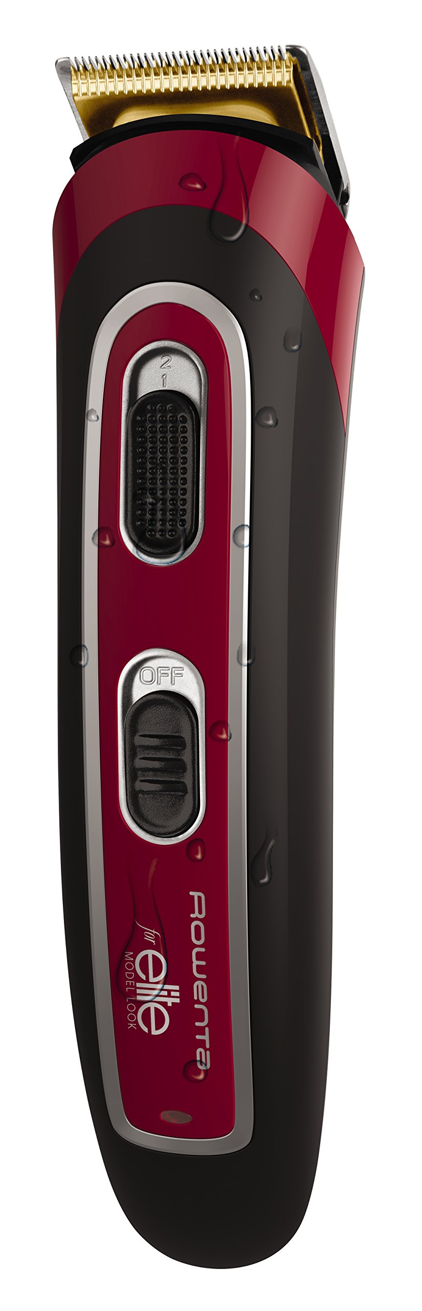 Rowenta tn4422 F0 Structure Precision 2, funzionamento a batteria, regolabarba, High Speed Moto, Nero