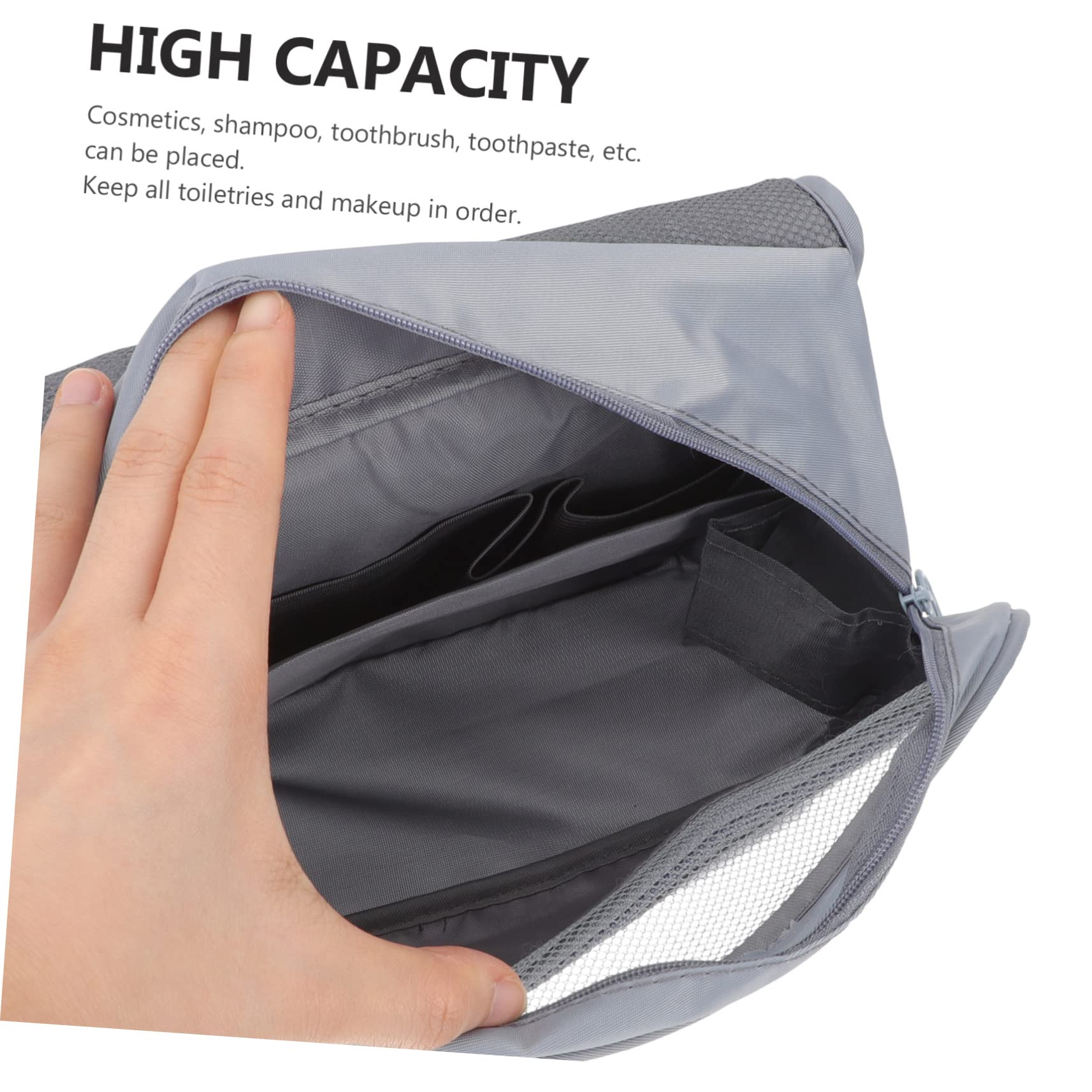 MAGICLULU 3piezas Bolsa De Aseo Portátil Gancho para Colgar Organizador De Maquillaje y Artículos De De Gran Capacidad
