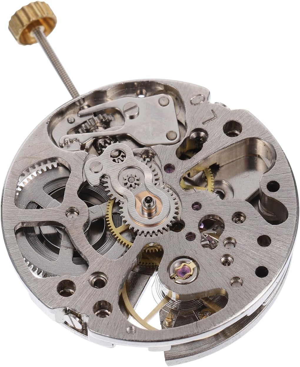 Hemobllo Build Your Own Automatic Watch Kit: Automatic Watch Movement Replacement Parts, Suitable for Repair Study Collection