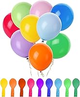 Mr. Pen 12 Inch Latex Balloons, 54 Pack Vibrant Colors - Eco-Friendly Party Balloons for Helium or Air Inflation