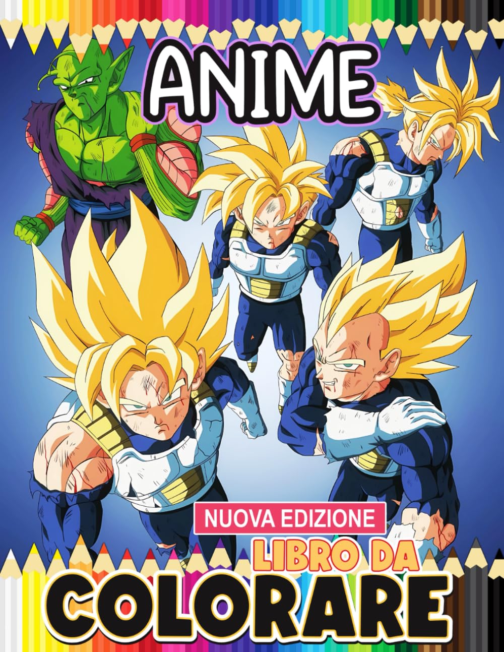 Libro Da Colorare Anime