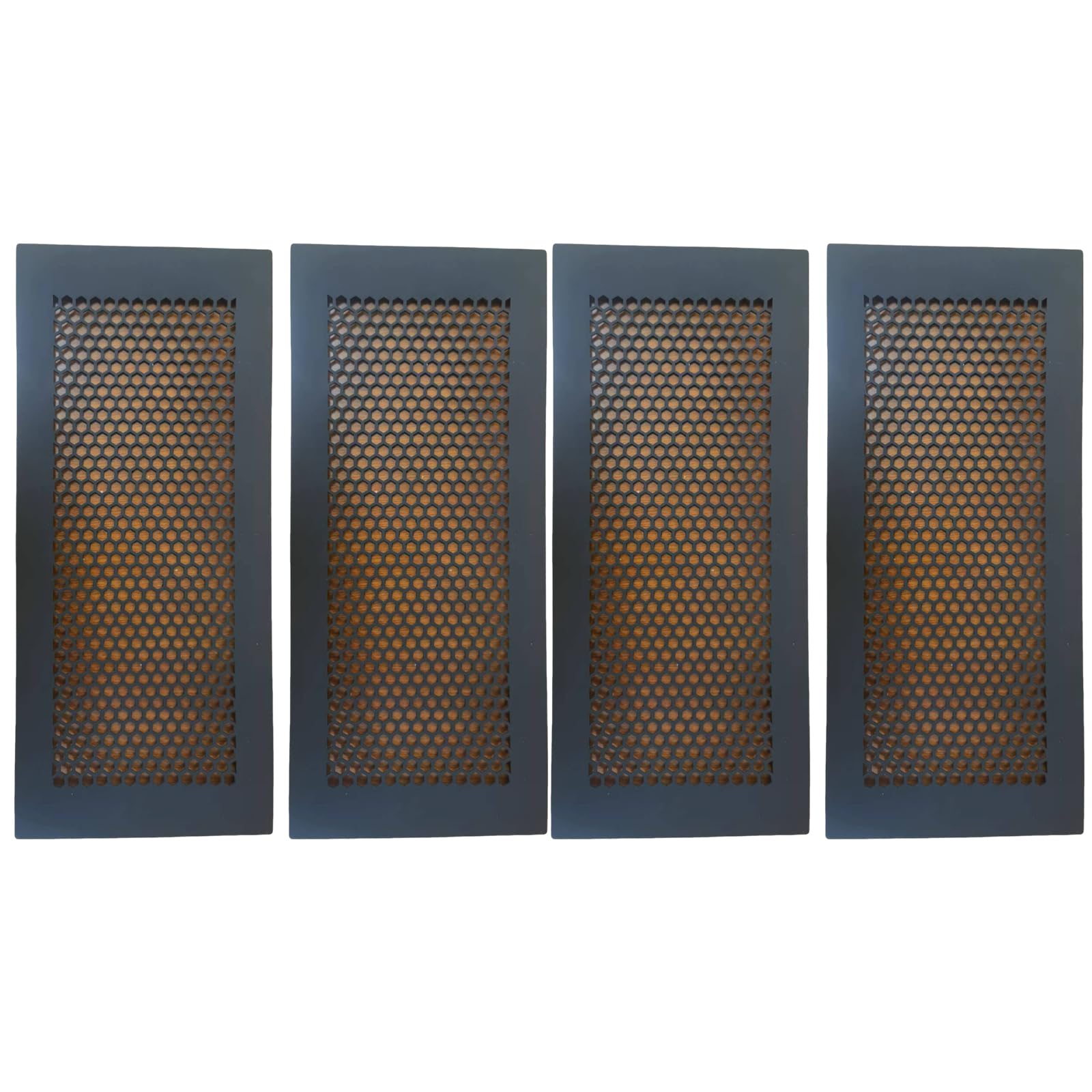 Pangboer Black 4Pcs Baby Silicone Vent Covers Easy Installs Childproof Vent Guard Silicone Covers Enhances Air Flows For House Home Accessories
