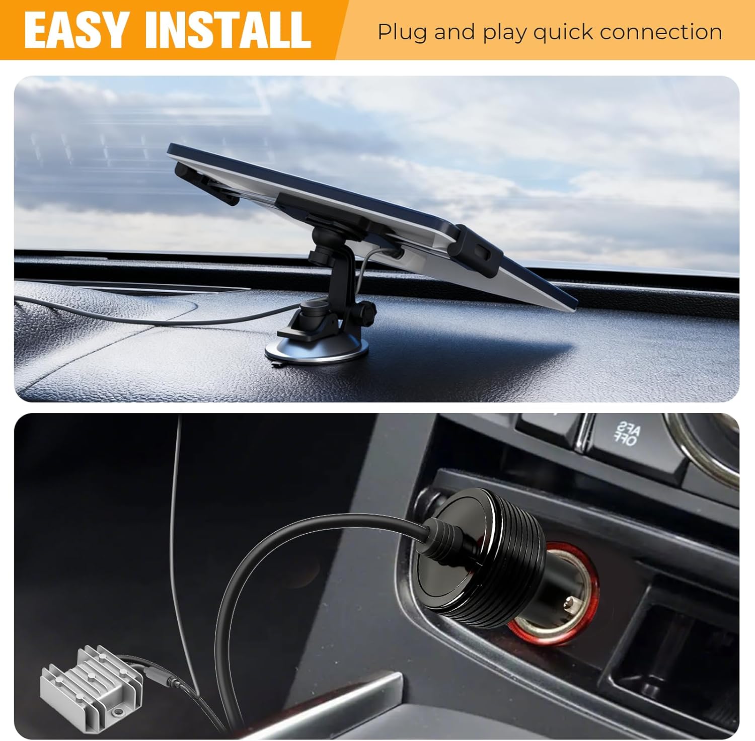 Step Up Power Adapter Compatible with Starlink Mini 10V-28V to 30V 3.5A DC Step Up Converter Power Cord with Cigarette Lighter Plug