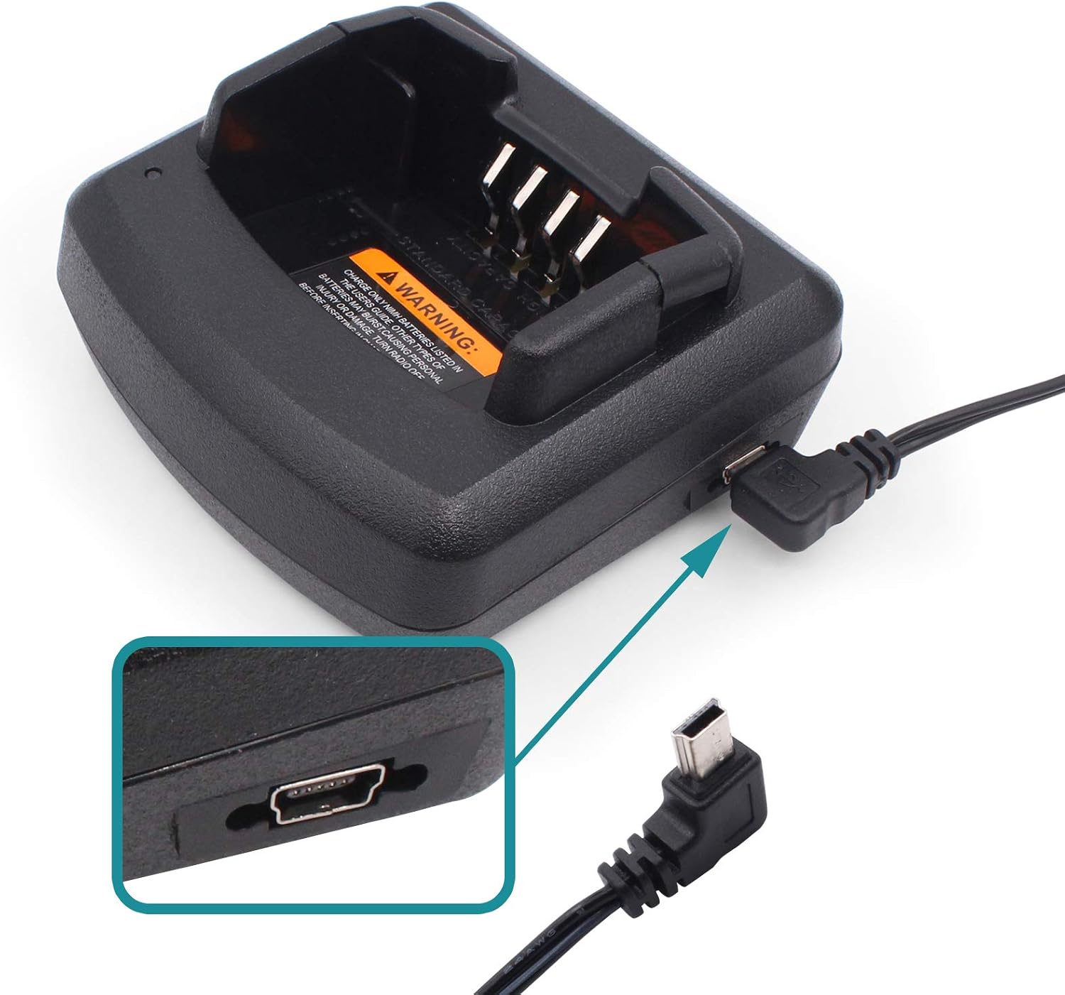 Replace RLN6332A RLN6305 RLN6308 Charger Compatible for Motorola CP110 RDM2070D RDU4100 RDV5100 RDU2020 RDU2080D RDV2020 RDV2080D RDM2080 RDU4160D Radios