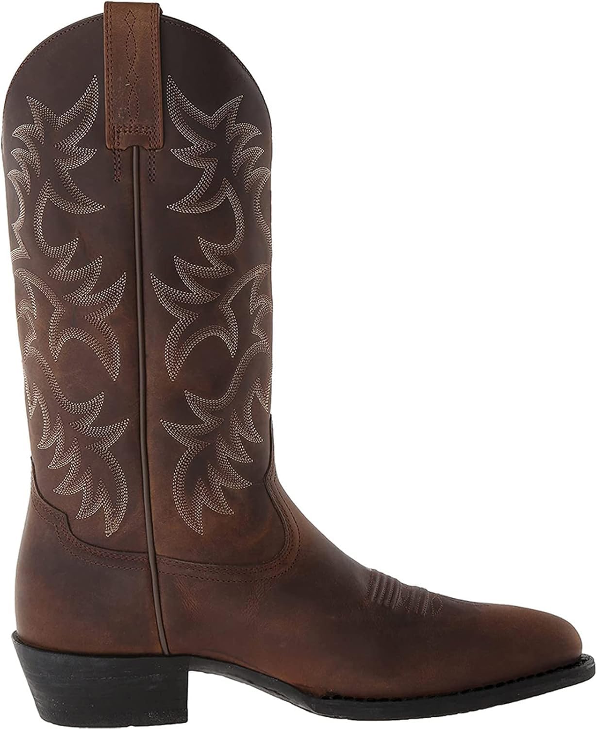 Vintage Western Cowboystiefel Leder Vintage Spitzschuh Medium Tube