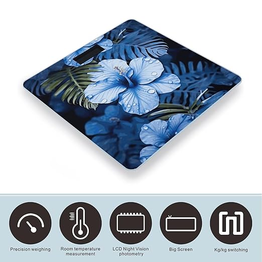 Báscula de Baño Digital JTREHY Vidrio Templado LCD 10.2 pulgadas miniatura 3