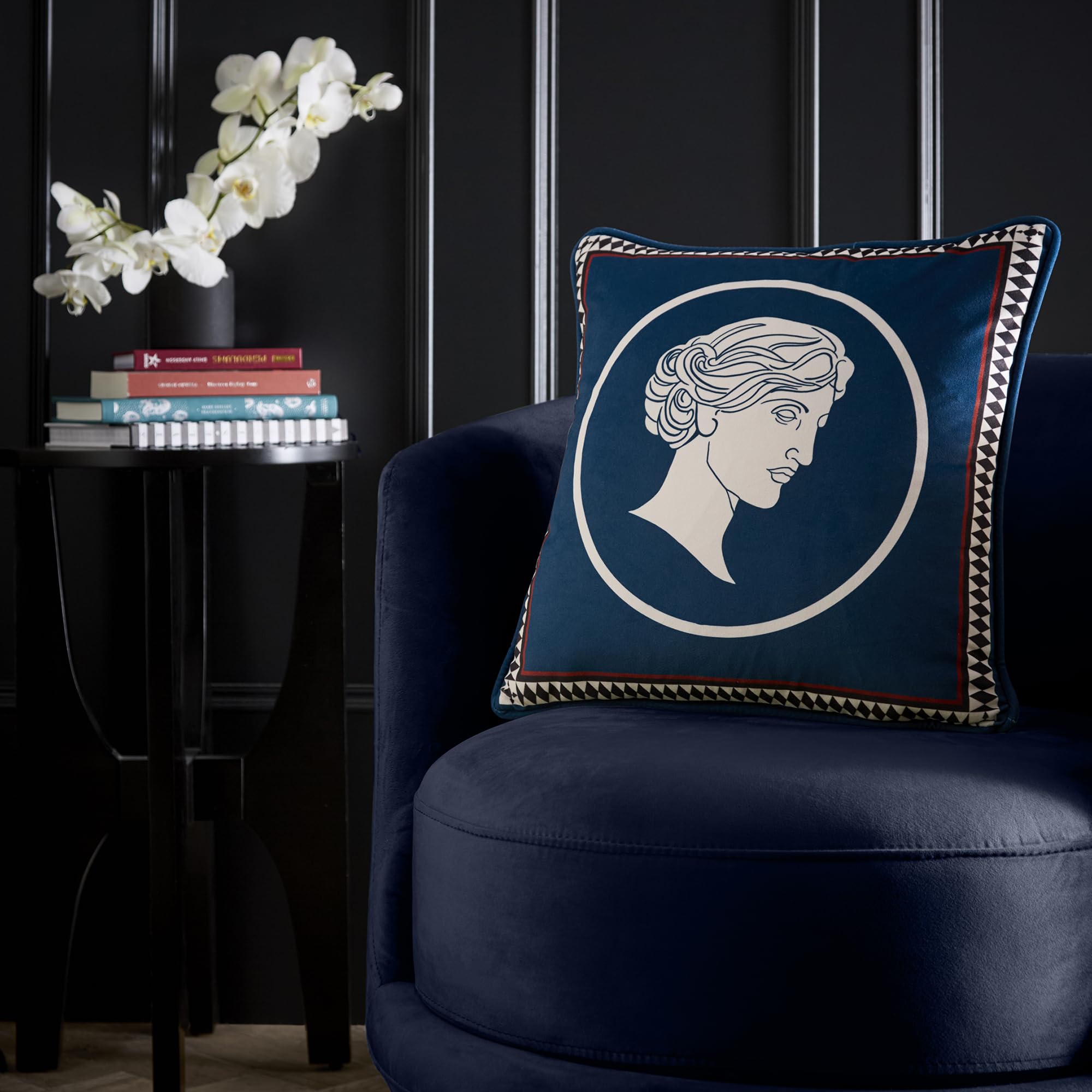 Laurence Llewelyn-Bowen Goddess Cushion Teal