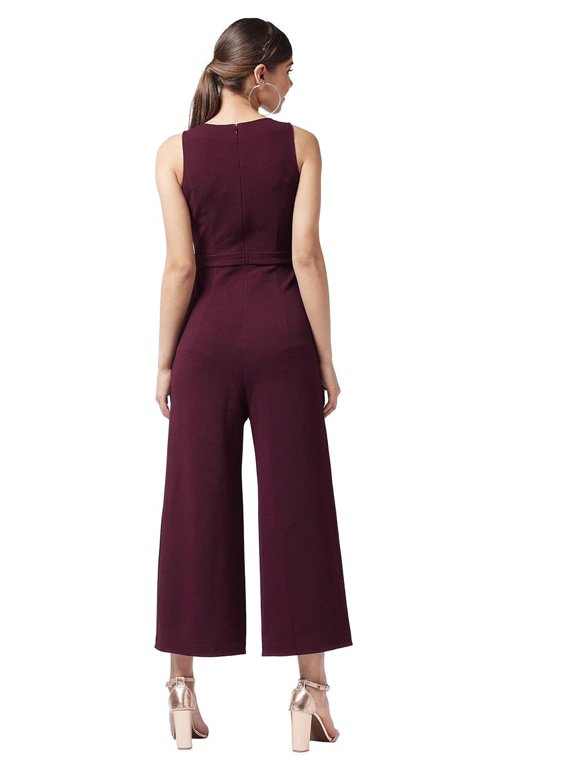 Miss Chase Women's Wine V-Neck Sleeveless Solid Wrap Regular Jumpsuit 4 71zf+tDMLlL. SL1500