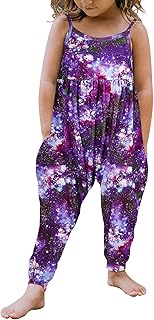 Toddler Floral Dinosaur Strap Romper