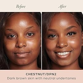 PUR Beauty 4-in-1 Pressed Mineral Makeup Powder Foundation with SPF 15 - Concealer & Finishing Compact Pressed Powder for Face - Buildable Medium to Full Coverage Foundation Powder (Chestnut)