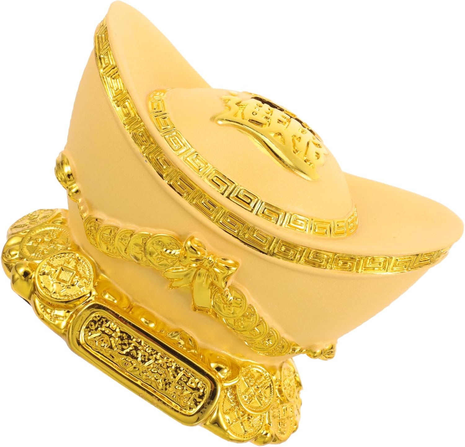 Retro Money Bank Golden Shaped Money Jar Adornments for Home Decor