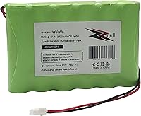 Vista 3 de ZZcell® Batería de alta capacidad compatible con Honeywell Alarm 300-03866, controlador lírico, teclado lírico LCP500-L, LYNXRCHKIT-SHA, OSA214