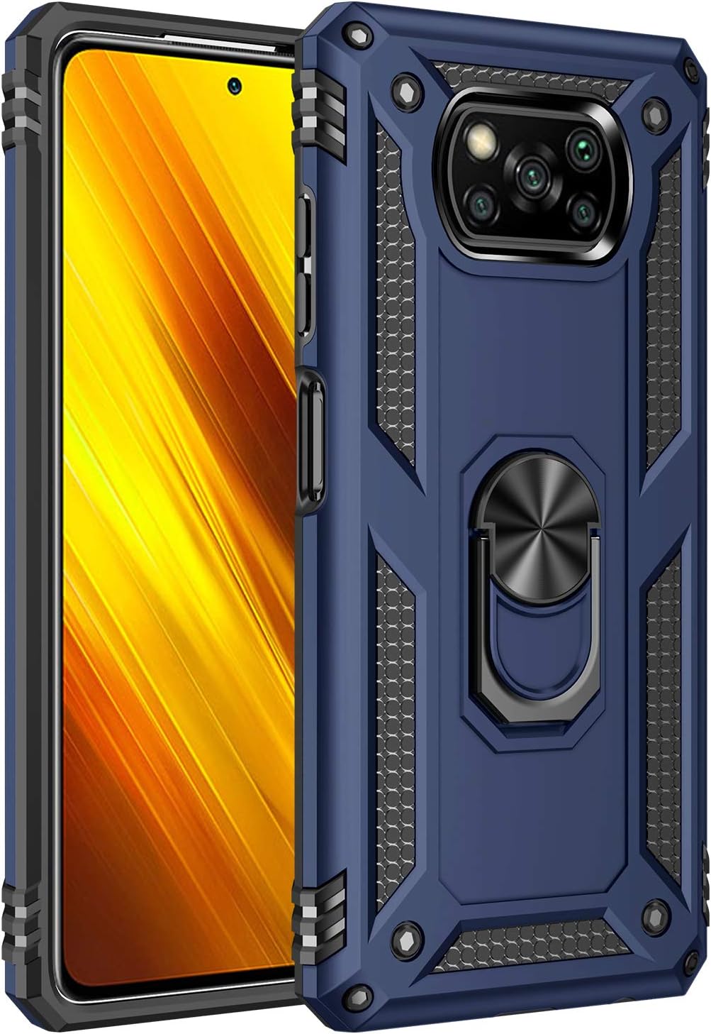 DESSEN Custodia In Silicone Per Xiaomi Poco X3 NFC/X3 Pro – Cover Antiurdo Con Texture - 5