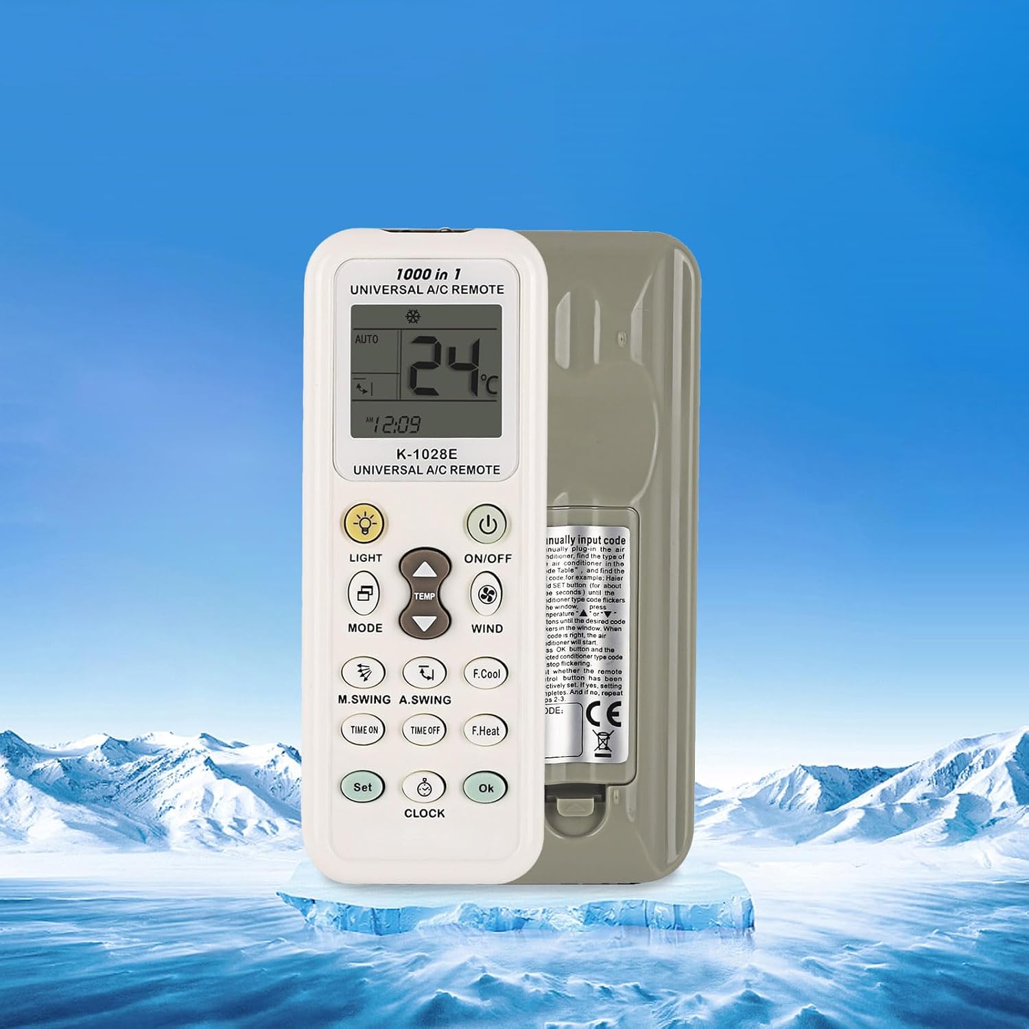 Арткы view of the K-1028E remote control