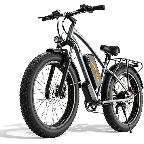 Electric Bicycle for Adults, 1500W Peak Motor 30 MPH 60 Miles Fat Tire E Bike with 48V 18.2Ah Removable Battery 26" Electric Bike Hydraulic Disc Brake and 7-Speed Motorcycle,UL 2849 Certified