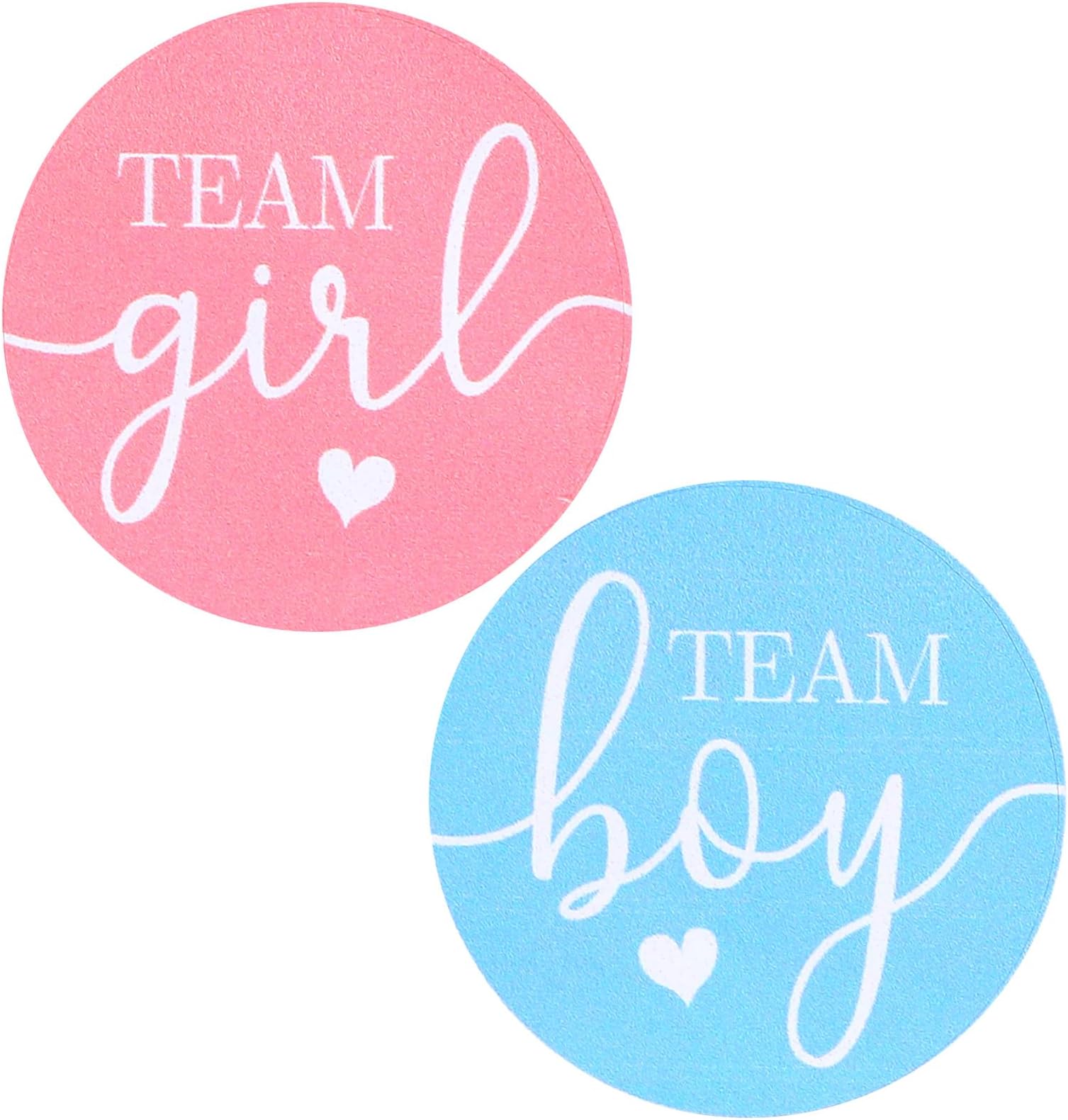 144 Pcs Team Boy or Girl Gender Reveal Stickers Pink Blue Baby Shower Sticker Self-Adhesive Gender Reveal Party Decorations Team Boy or Girl Voting Labels for Party Games Scrapbook Supplies Favors